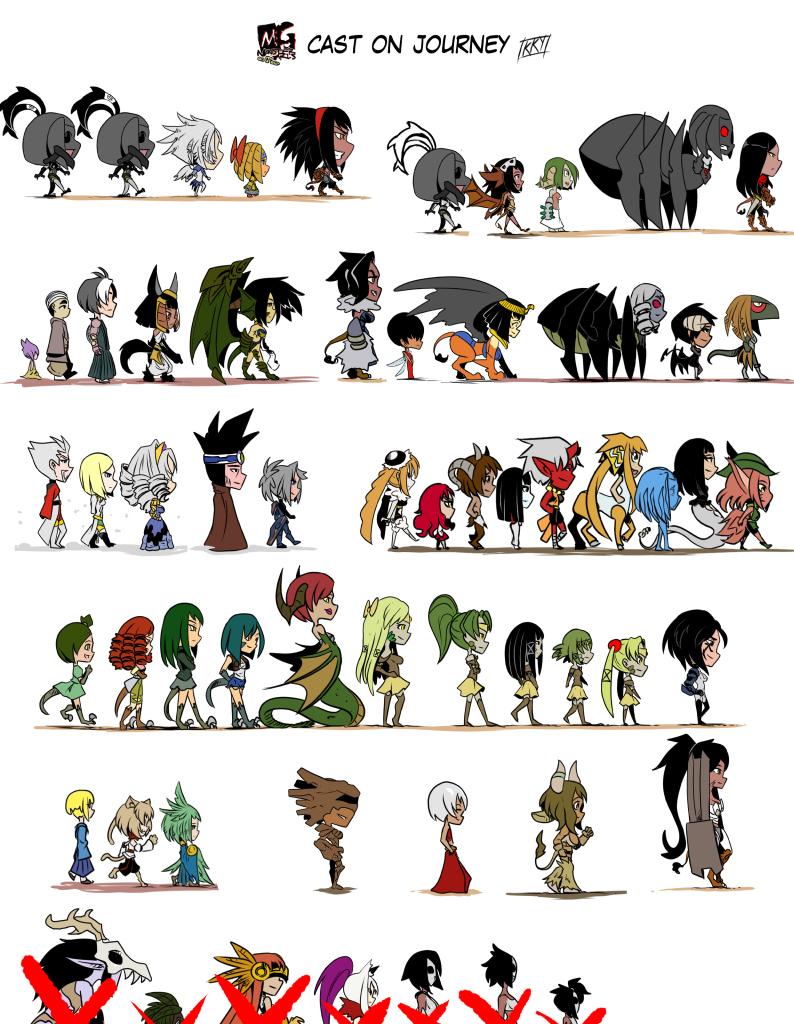 Monster girls on tour - Episode 569, Page 1: Page 569